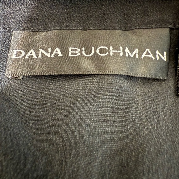 Dana Buchman 100% Silk Gray Midi Skirt Women’s Flowy A-Line Chiffon Elegant - Picture 4 of 6